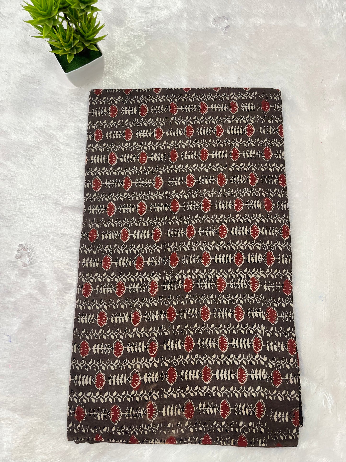 Ajrak natural dye cotton Fabric