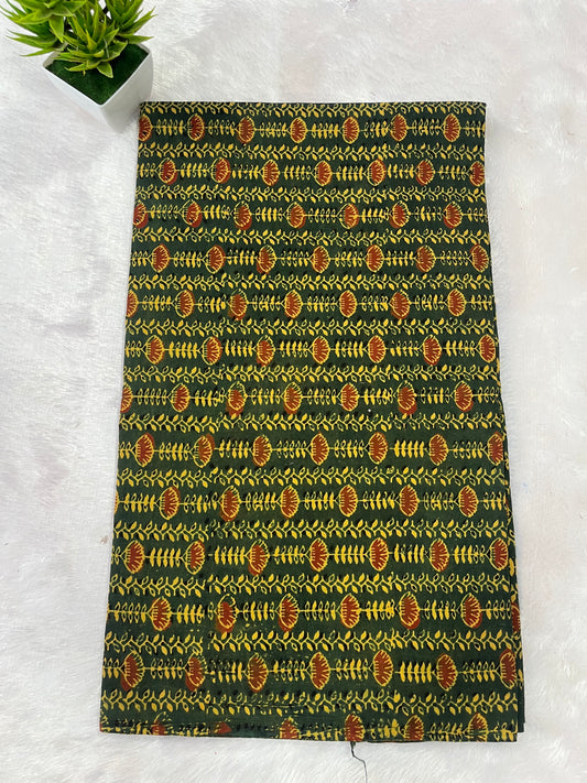 Ajrak natural dye cotton Fabric