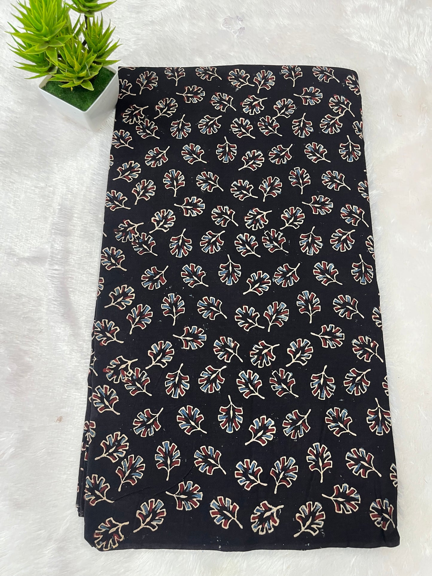 Ajrak natural dye cotton Fabric