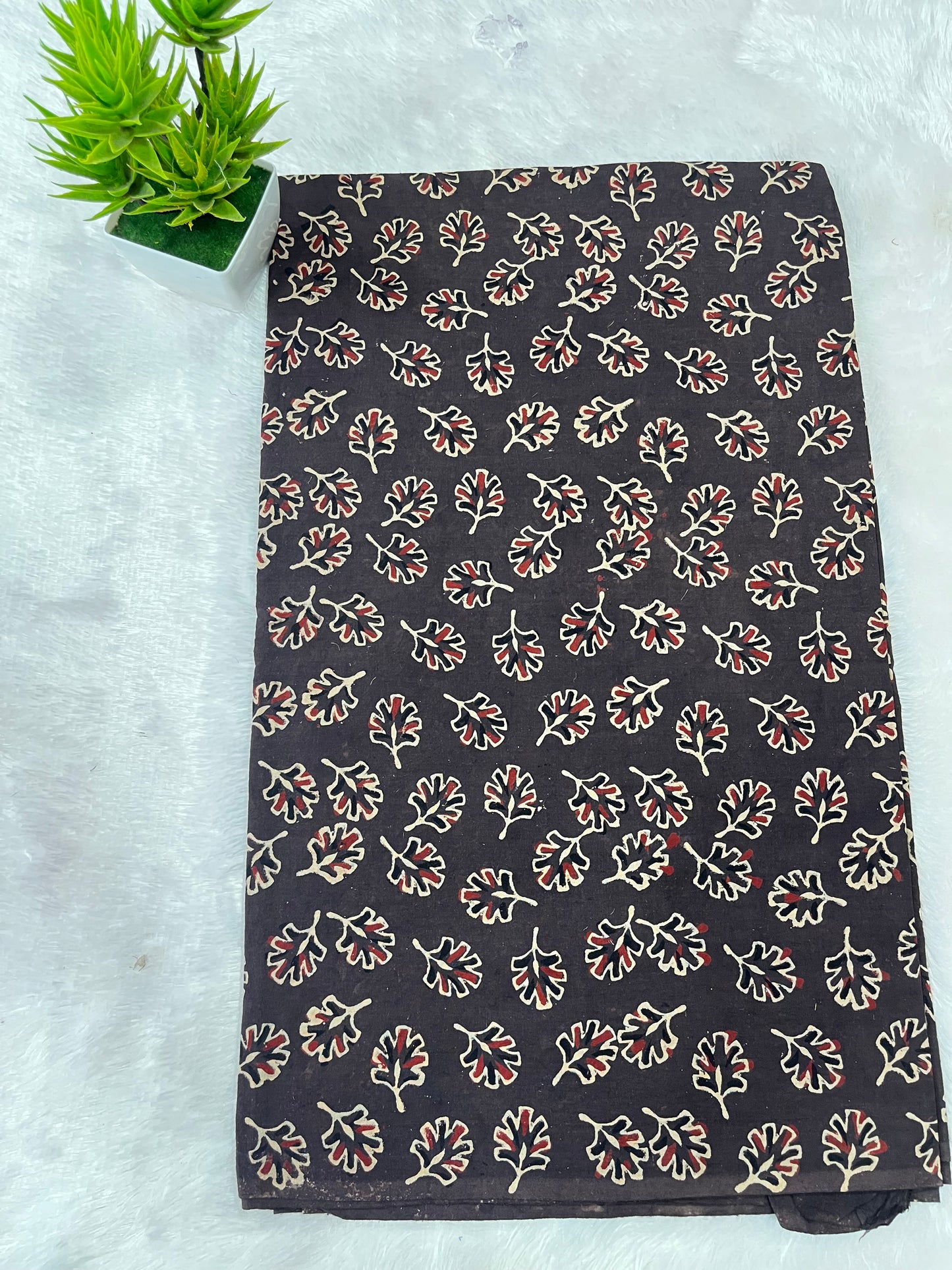 Ajrak natural dye cotton Fabric