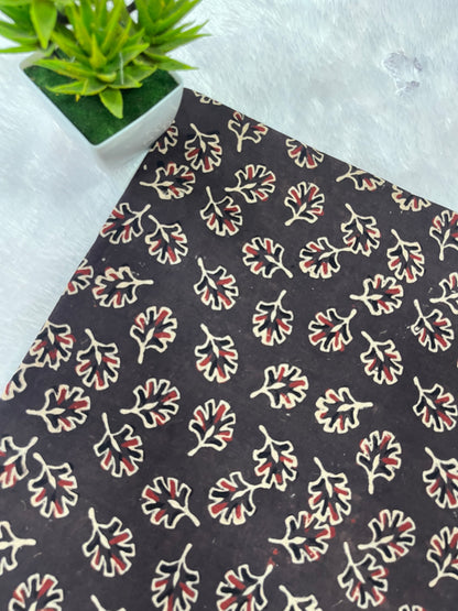 Ajrak natural dye cotton Fabric
