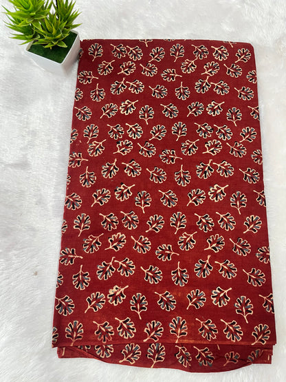Ajrak natural dye cotton Fabric