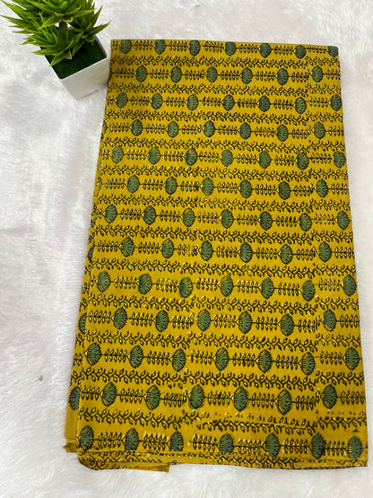 Ajrak natural dye cotton Fabric
