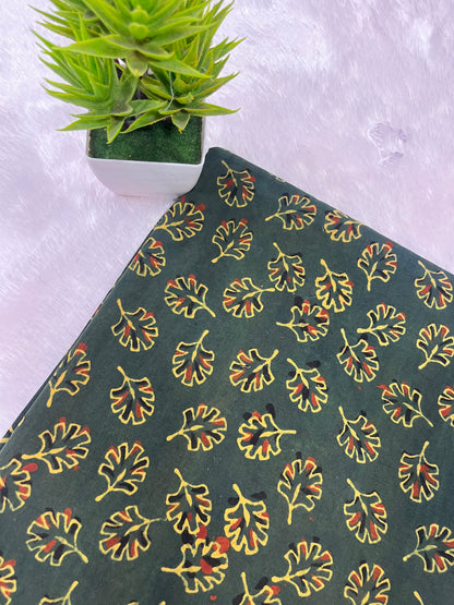 Ajrak natural dye cotton Fabric