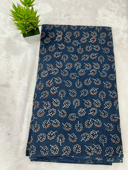 Ajrak natural dye cotton Fabric