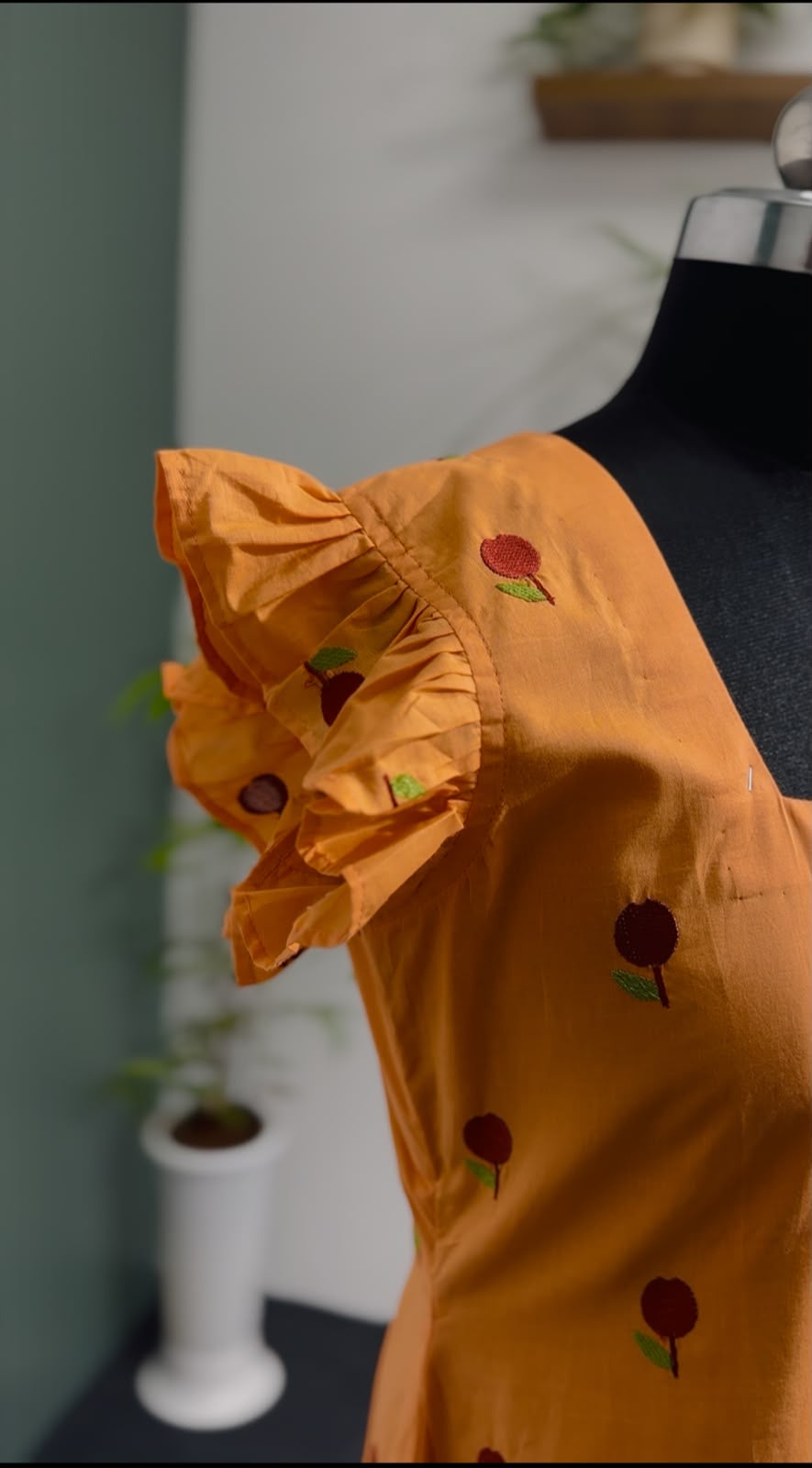 COTTON POPLIN FROCK